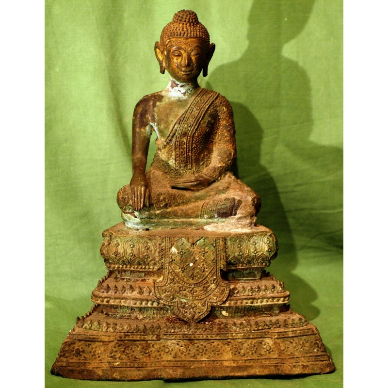 Budda in bronzo XIX°