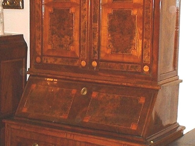 Trumeau L. XVI lastronato in legni vari