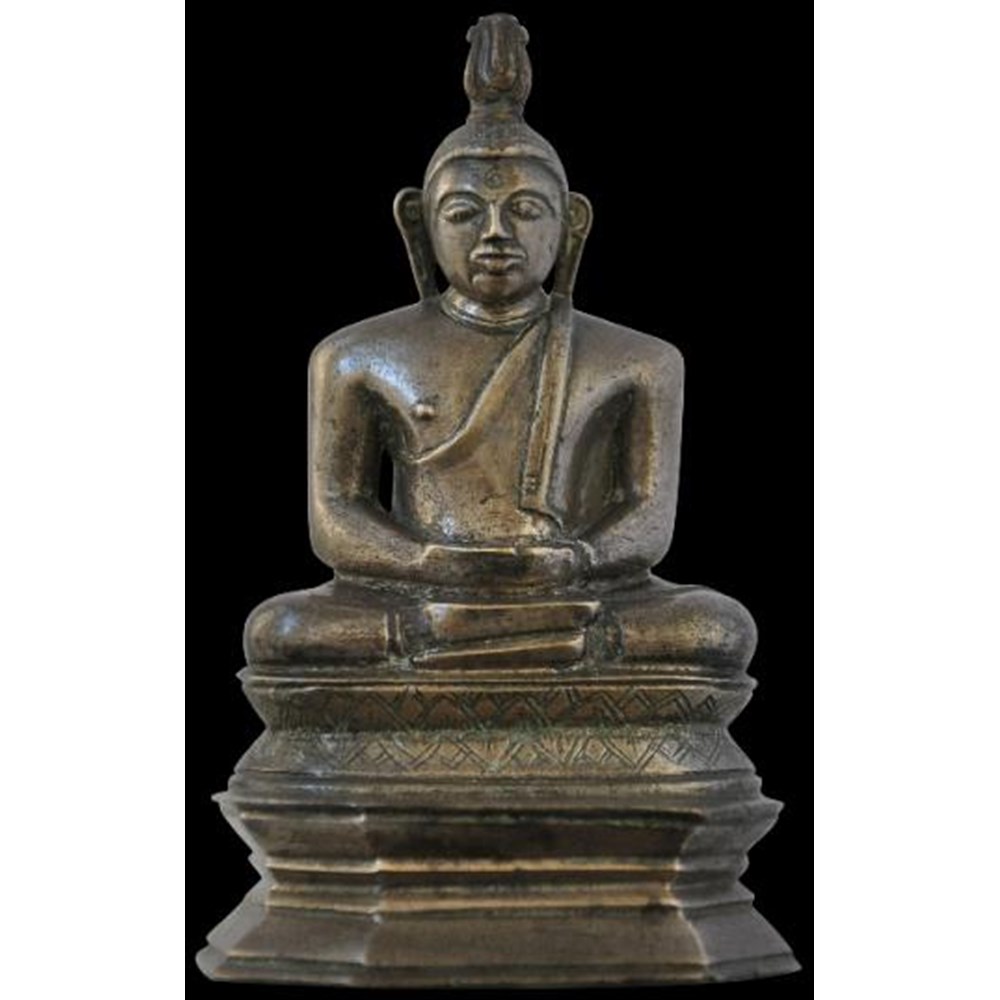 Buddha bronzo Sri Lanka, periodo dei Regni Divisi (1232 - 1597)