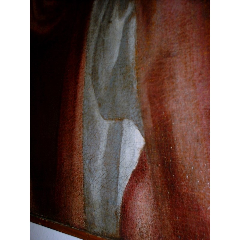Sustris: dipinto ad olio su tela 'La Madonna Addolorata'