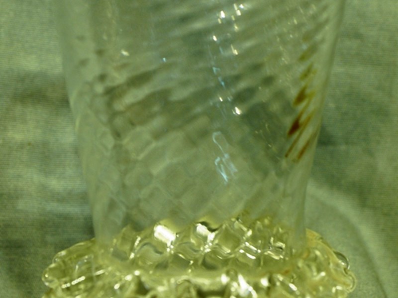 Bicchiere in vetro soffiato XVII° SECOLO